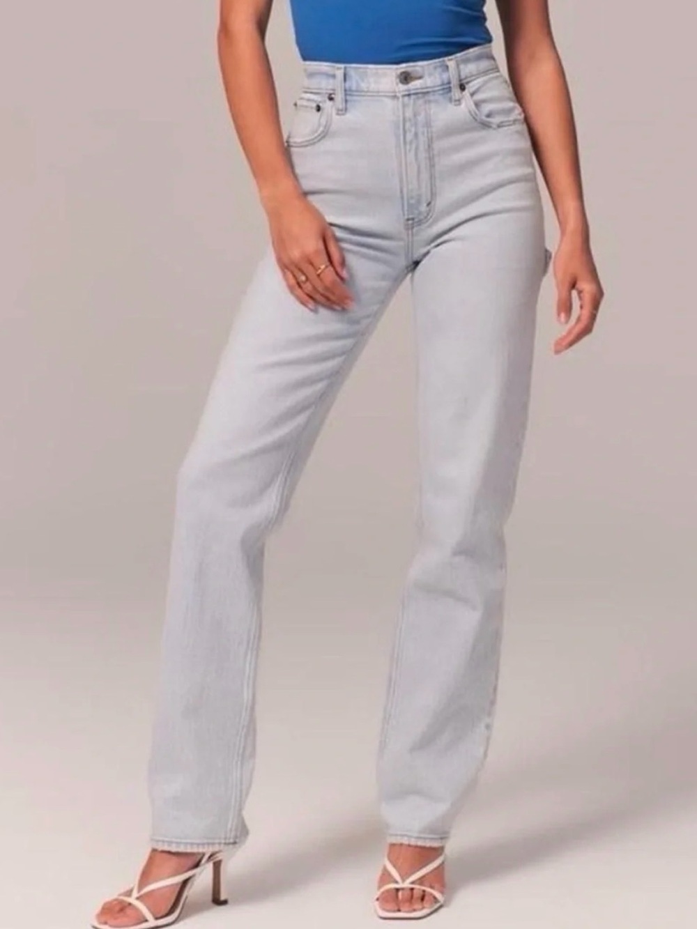 The 90’s Straight Ultra High Rise Curve Love Carpenter Jeans